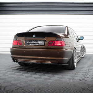Maxton stražnji splitter za BMW 3 E46 MPACK COUPE (s vertikalnim šipkama)
