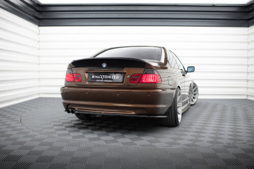 Maxton Rear Splitter BMW 3 E46 MPACK COUPE (with vertical bars)