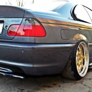 Maxton stražnji splitter za BMW 3 E46 MPACK COUPE (bez vertikalnih šipki)