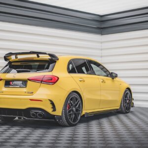 Maxton stražnji splitter + zaklopke za Mercedes-AMG A 45 S Aero Pack W177
