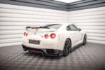 Maxton Rear Splitter + Flaps for Nissan GTR R35 Facelift