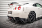 Maxton Rear Splitter + Flaps for Nissan GTR R35 Facelift