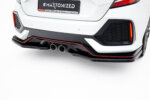 Maxton rear splitter for Honda Civic Sport Mk 10