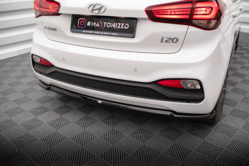 Maxton rear splitter for Hyundai I20 Mk2 Facelift