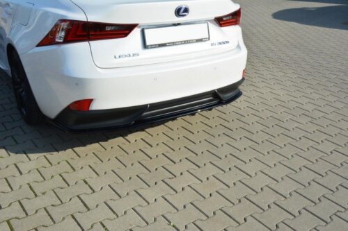 Maxton Rear Splitter Lexus IS Mk3 H (with vertical bars)