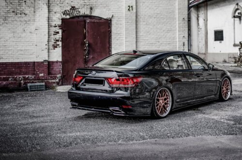 Maxton rear splitter for Lexus LS Mk4 Facelift
