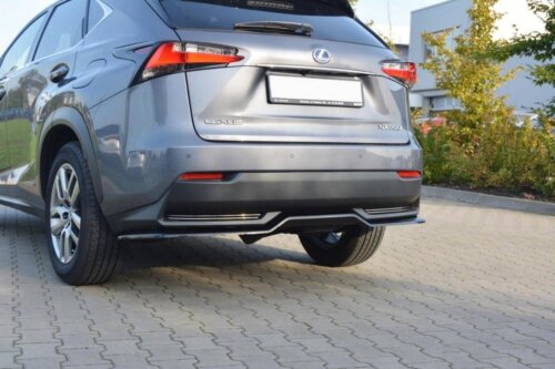 Maxton Rear Splitter Lexus NX Mk1 H (without vertical bars)