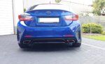 Maxton rear splitter for Lexus Rc Mk1