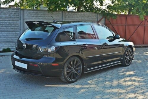 Maxton Rear Splitter MAZDA 3 MPS MK1 PREFACE US-Spec Version (without vertical bars)