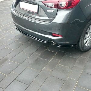 Maxton stražnji splitter za Mazda 3 BM (Mk3) Facelift (bez vertikalnih šipki)