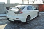 Maxton rear splitter for Mitsubishi Lancer Evo X (with vertical bars)