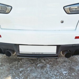 Maxton stražnji splitter za Mitsubishi Lancer Evo X (with vertical bars)