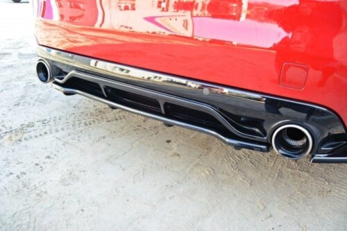 Maxton rear splitter for PEUGEOT 308 II GTI (with vertical bars)