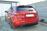 Maxton rear splitter for PEUGEOT 308 II GTI (without vertical bars)
