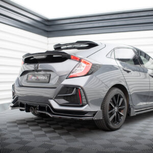 Maxton stražnji splitter V.1 (with vertical bars) + Flaps za Honda Civic Sport Mk 10 Facelift