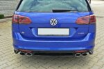 Maxton rear splitter for VW GOLF MK7 R ESTATE (without a vertical bar)