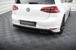 Maxton rear splitter for VW GOLF VII R (with vertical bars)