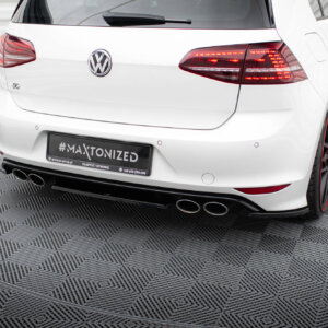 Maxton stražnji splitter za VW GOLF VII R (with vertical bars)