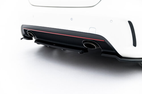 Maxton stražnji splitter (WITH VERTICAL BARS) za MERCEDES-BENZ W176 AMG-LINE PREFACE