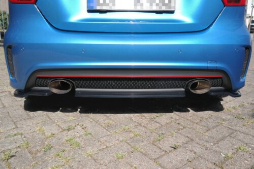 Maxton Rear Splitter (WITHOUT VERTICAL BARS) MERCEDES-BENZ W176 AMG-LINE PREFACE