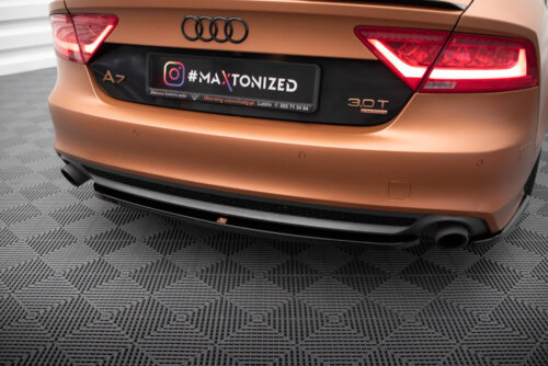 Maxton rear splitter for Audi A7 S-Line C7