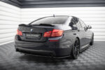 Maxton rear splitter for BMW 5 M-Pack Sedan/Touring F10/F11 (fits two single exhaust ends)