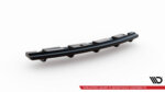Maxton rear splitter for BMW 5 M-Pack Sedan/Touring F10/F11 (fits two single exhaust ends)
