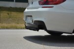 Maxton rear splitter for BMW 6 Gran Coupé MPACK (with a vertical bar)