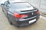 Maxton rear splitter for BMW 6 Gran Coupé MPACK (with a vertical bar)