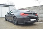 Maxton rear splitter for BMW 6 Gran Coupé MPACK (without vertical bars)