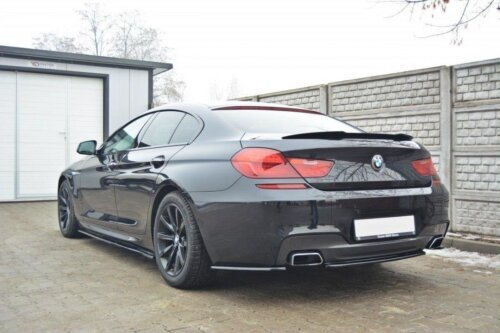 Maxton rear splitter for BMW 6 Gran Coupé MPACK (without vertical bars)