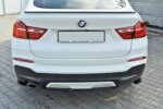 Maxton rear splitter for BMW X4 M-PACK (without a vertical bar)
