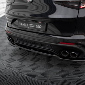 Maxton stražnji splitter (with vertical bars) za Alfa Romeo Stelvio Quadrifoglio Mk1