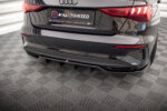 Maxton rear splitter (with vertical bars) for Audi A3 S-Line Sedan 8Y