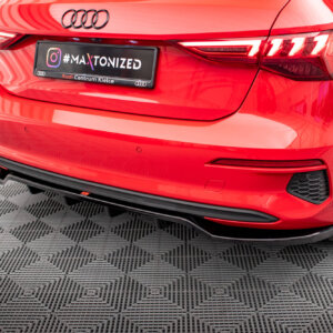 Maxton stražnji splitter (with vertical bars) za Audi A3 Sportback 8Y