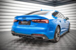 Maxton rear splitter (with vertical bars) for Audi A5 S-Line F5 Facelift