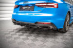 Maxton rear splitter (with vertical bars) for Audi A5 S-Line F5 Facelift
