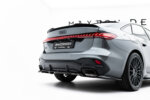 Maxton rear splitter (with vertical bars) for Audi A5 S-Line Sedan / Avant B10