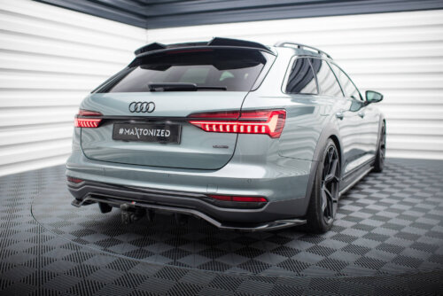 Maxton rear splitter (with vertical bars) for Audi A6 Allroad C8