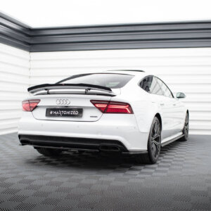 Maxton stražnji splitter (with vertical bars) za Audi A7 S-Line C7 Facelift