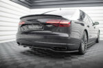 Maxton rear splitter (with vertical bars) for Audi A8 D4 Facelift