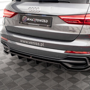 Maxton stražnji splitter (with vertical bars) za Audi Q3 S-Line SUV F3