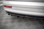 Maxton rear splitter (with vertical bars) for Audi Q3 Sport 8U Facelift
