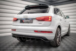 Maxton rear splitter (with vertical bars) for Audi Q3 Sport 8U Facelift