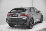 Maxton rear splitter (with vertical bars) for Audi Q3 Sportback S-Line F3