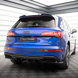 Maxton stražnji splitter (with vertical bars) za Audi Q5 S-Line SUV Mk2 Facelift