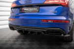 Maxton stražnji splitter (with vertical bars) za Audi Q5 S-Line SUV Mk2 Facelift