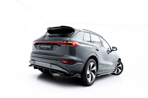 Maxton rear splitter (with vertical bars) for Audi Q6 e-tron S-Line / SQ6 e-tron SUV / Sportback Mk1
