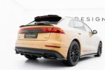 Maxton rear splitter (with vertical bars) for Audi Q8 Mk1 Facelift