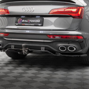 Maxton stražnji splitter (with vertical bars) za Audi SQ5 / Q5 S-Line Sportback Mk2 Facelift